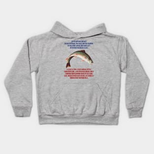 Fish Want Me Scabs Fear Me Kids Hoodie